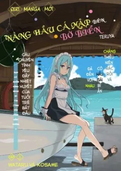Nàng hầu cá mập bên bờ biển
